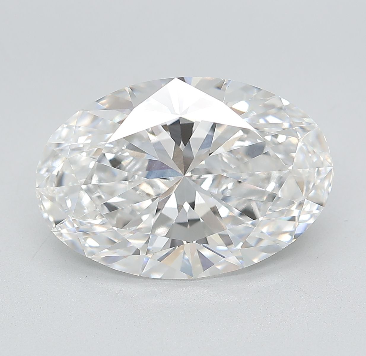 5.58 ct. oval Lab Grown Diamond front image