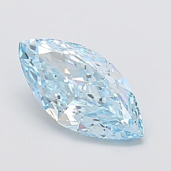 1.4 CT Fancy Vivid Blue MARQUISE