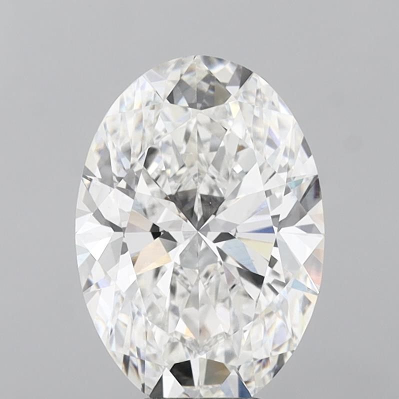 6.03 ct. oval Lab Grown Diamond front image