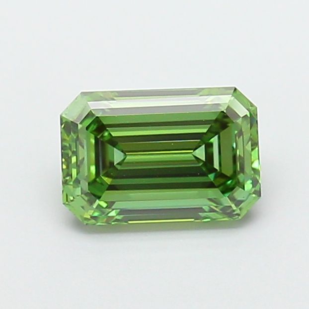 1.59 CT Fancy Vivid Green EMERALD