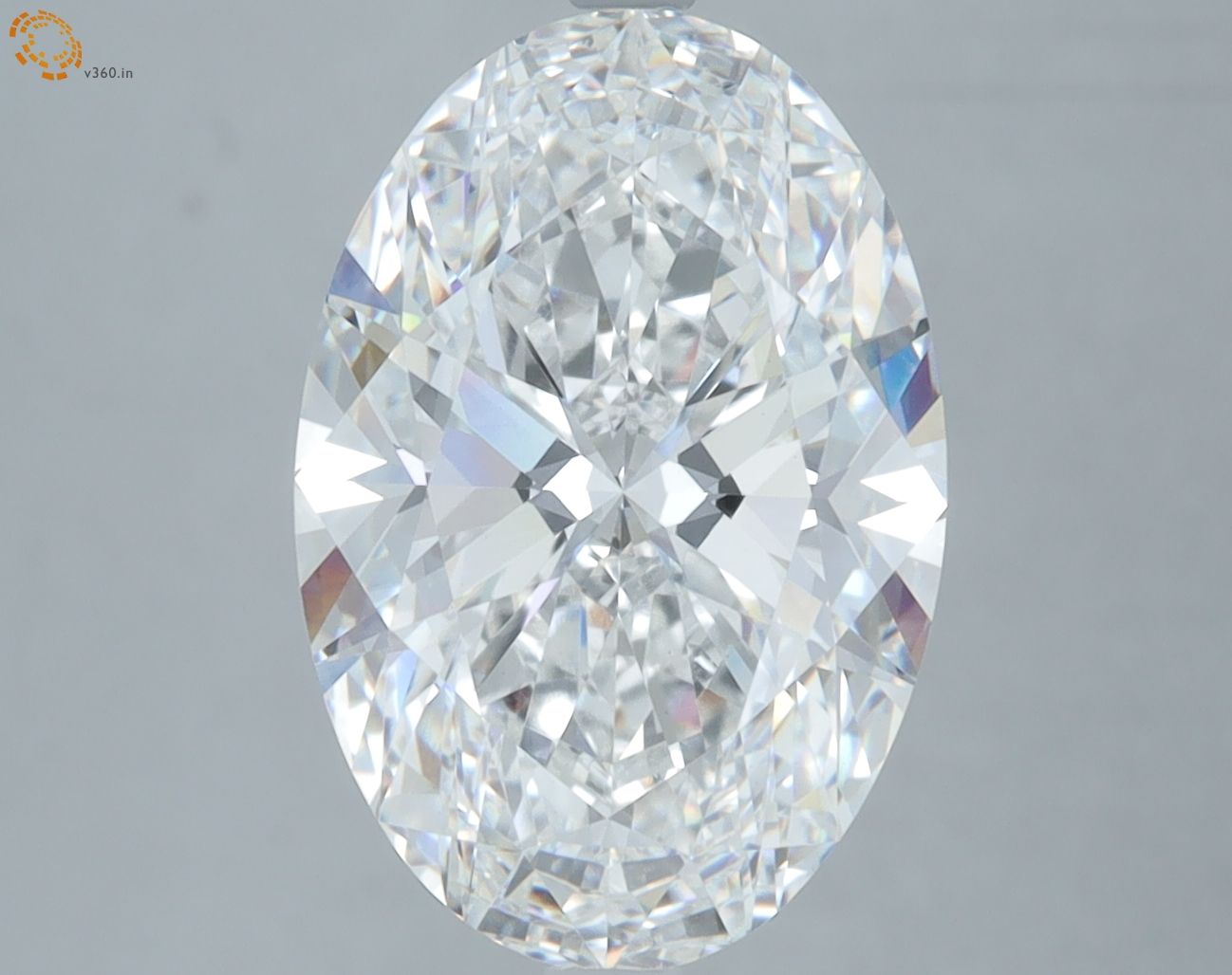 5.02 ct. oval Lab Grown Diamond front image