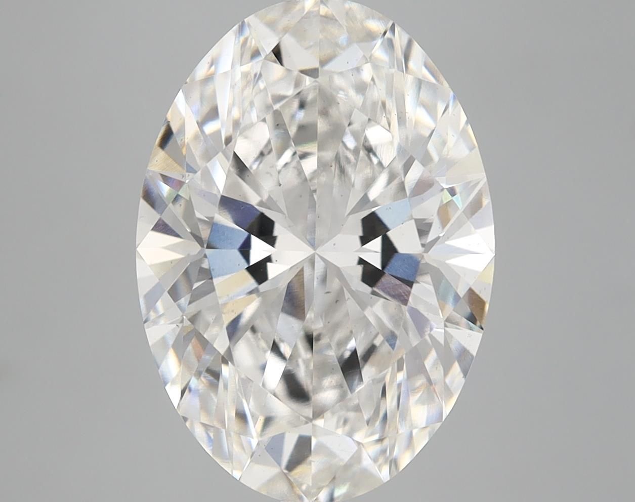5.18 ct. oval Lab Grown Diamond front image