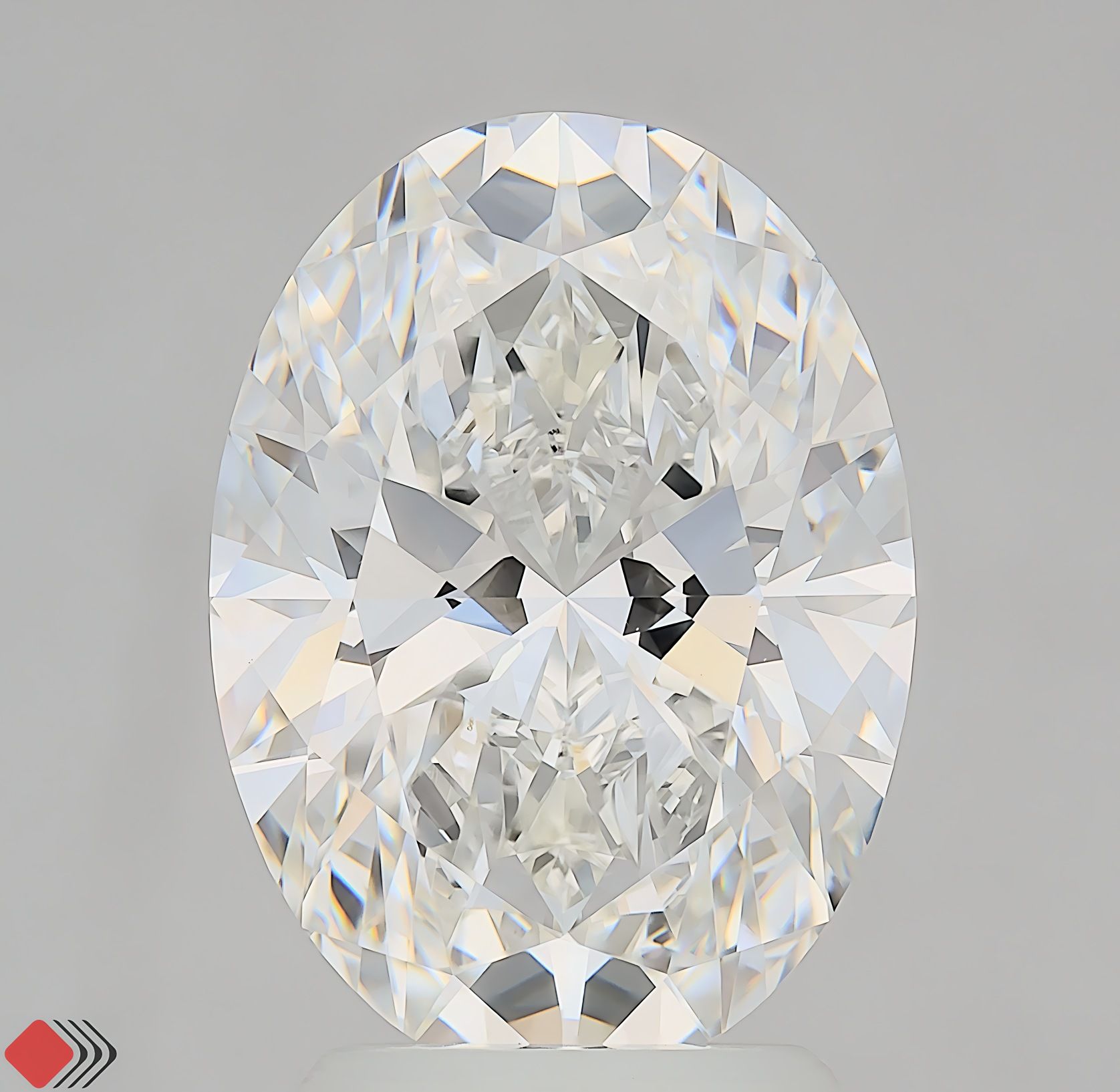 3.08 ct. oval Lab Grown Diamond front image