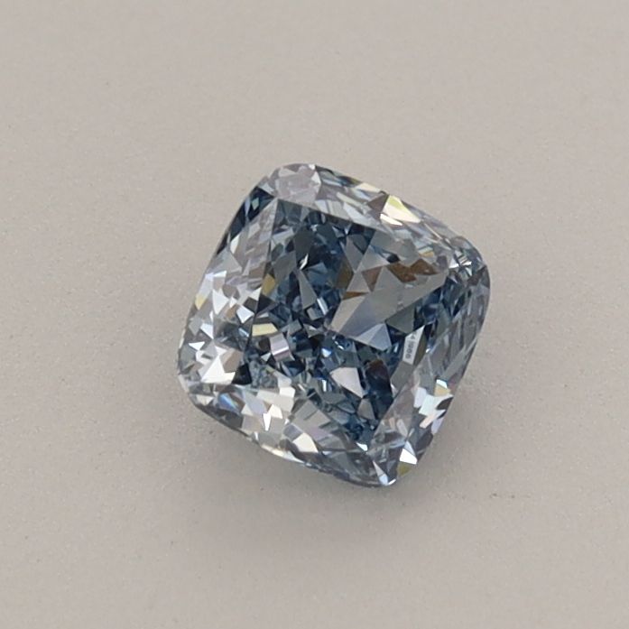 0.46 CT Fancy Vivid Blue CUSHION MODIFIED