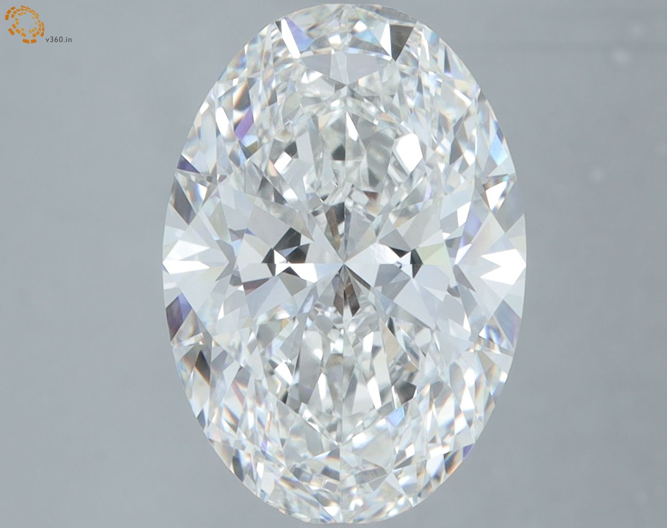5.07 ct. oval Lab Grown Diamond front image