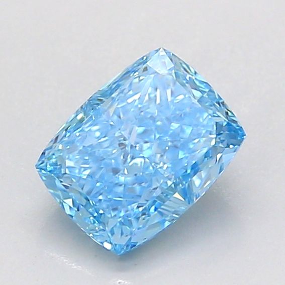 1.01 CT Fancy Vivid Blue CUSHION MODIFIED