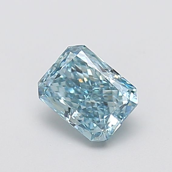 1.02 CT Fancy Vivid Greenish Blue RADIANT