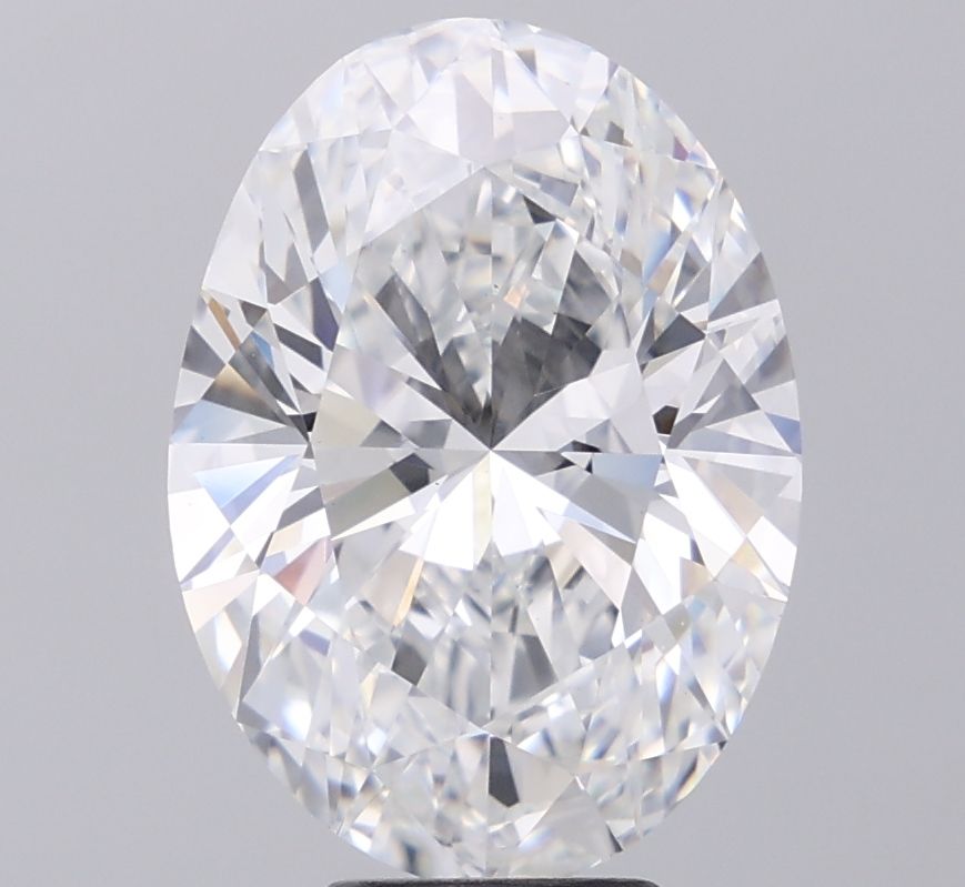 6.44 ct. oval Lab Grown Diamond front image