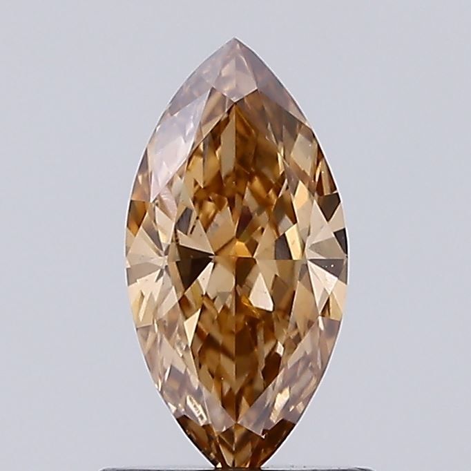 0.8 CT Fancy Yellowish Brown MARQUISE