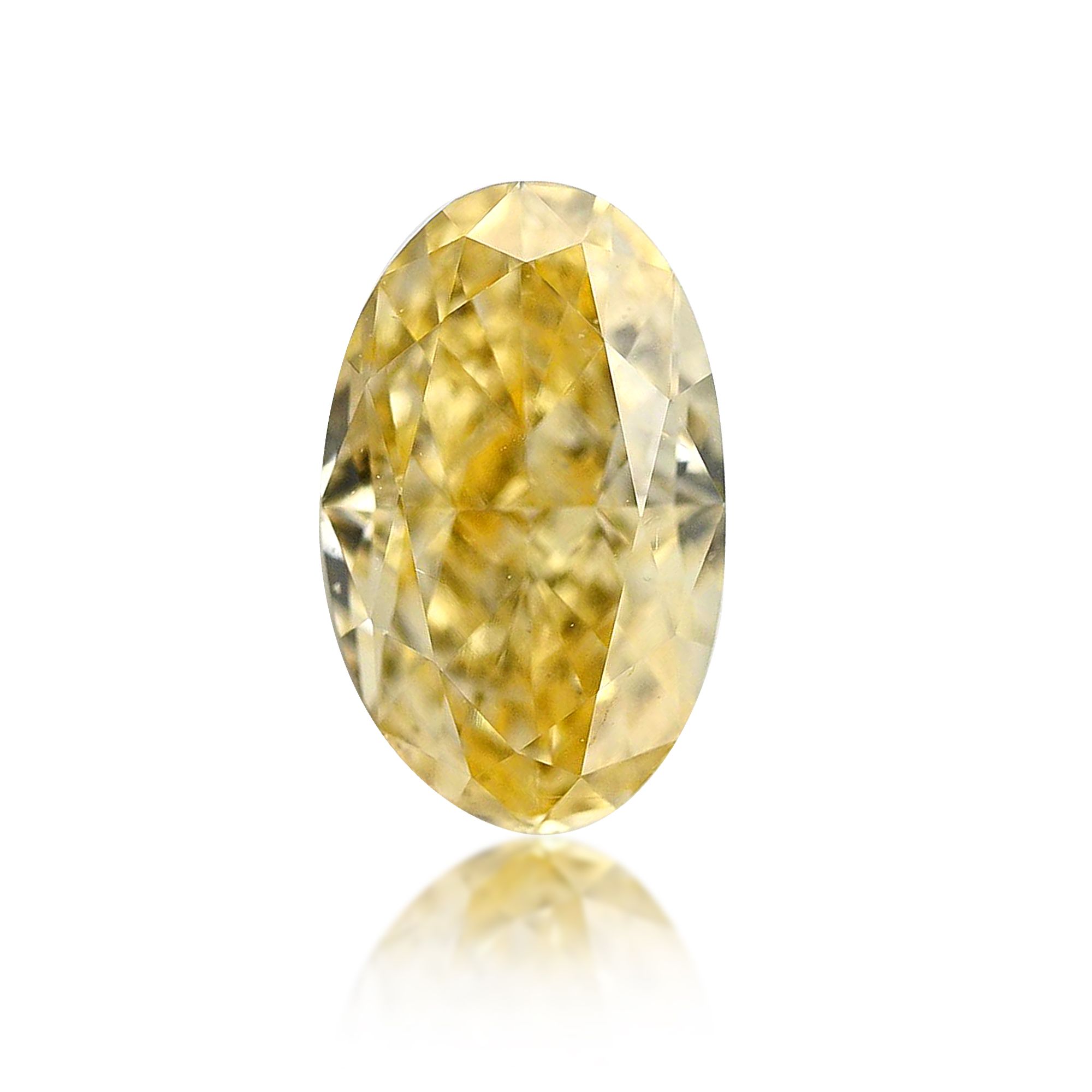 Diament 0.52 ct Fancy Orangey Yellow/SI2