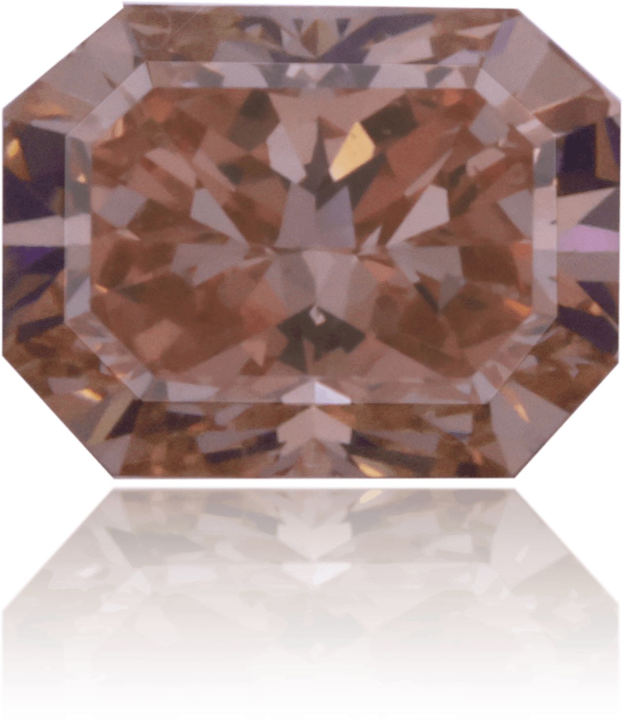 Diament 0.38 ct Fancy Brownish Orangey Pink/VS2