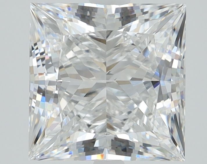 3.83 ct. princess Lab Grown Diamond front image