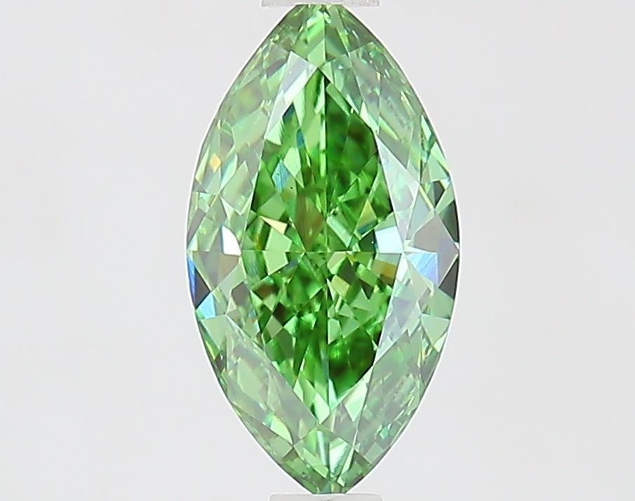 1.02 CT Fancy Vivid Green MARQUISE