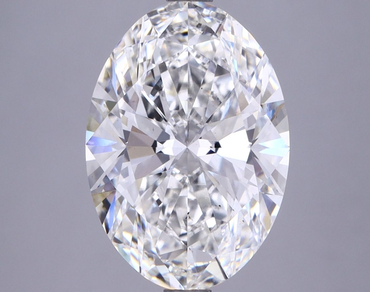 3.92 ct. oval Lab Grown Diamond front image