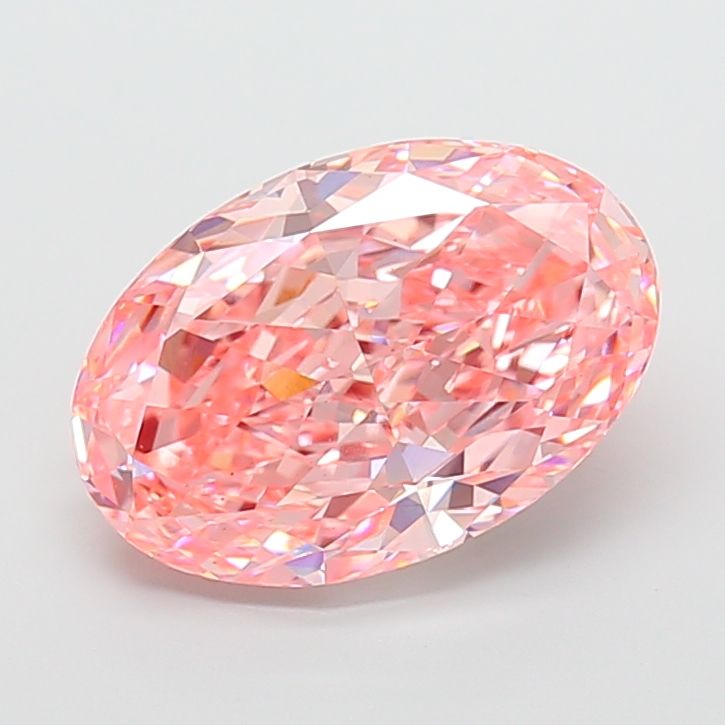 7.57 ct. oval Lab Grown Diamond front image