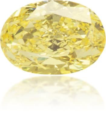 Diament 0.88 ct Fancy Intense Yellow/VS2