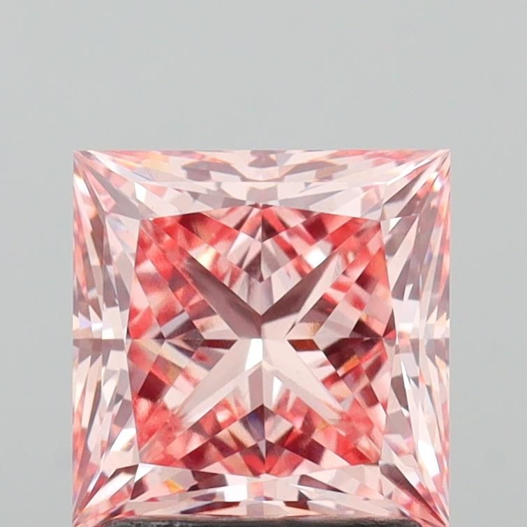 2.11 ct. princess Lab Grown Diamond front image