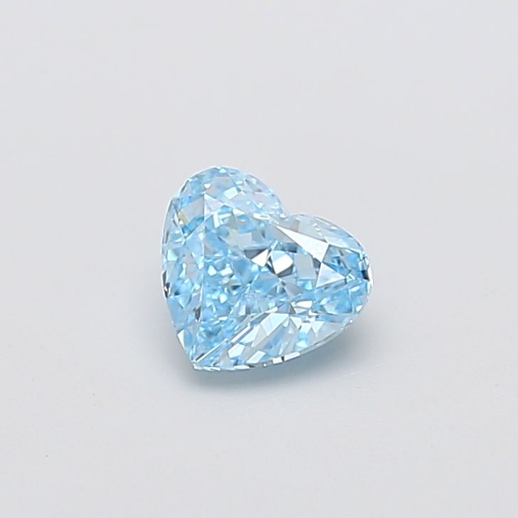 1.0 CT Fancy Vivid Blue HEART