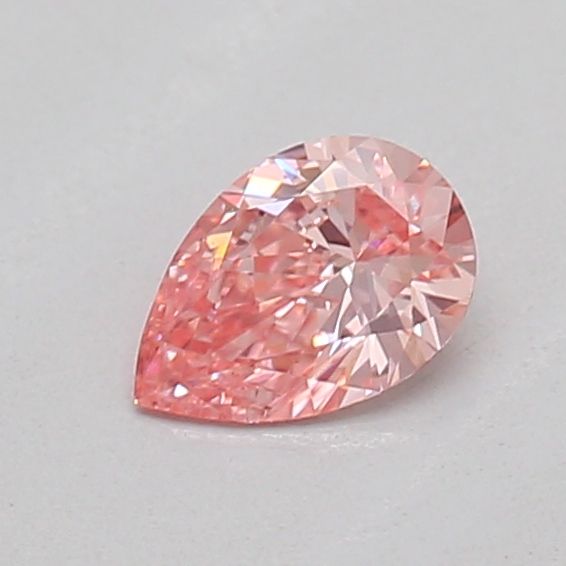 0.19 CT Fancy Vivid Pink PEAR