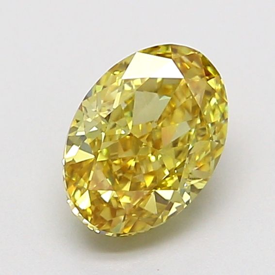 1.01 CT Fancy Intense Yellow OVAL