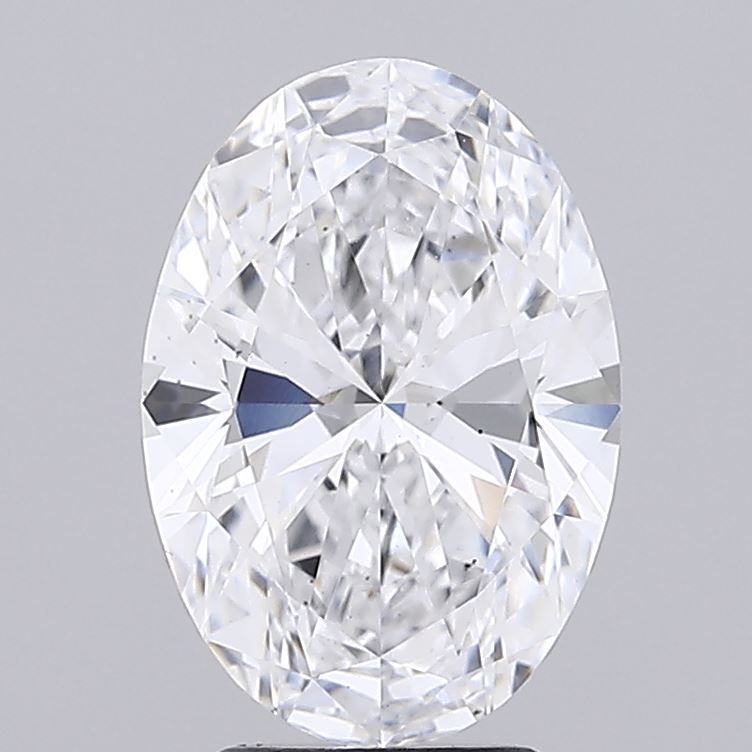 3.77 ct. oval Lab Grown Diamond front image