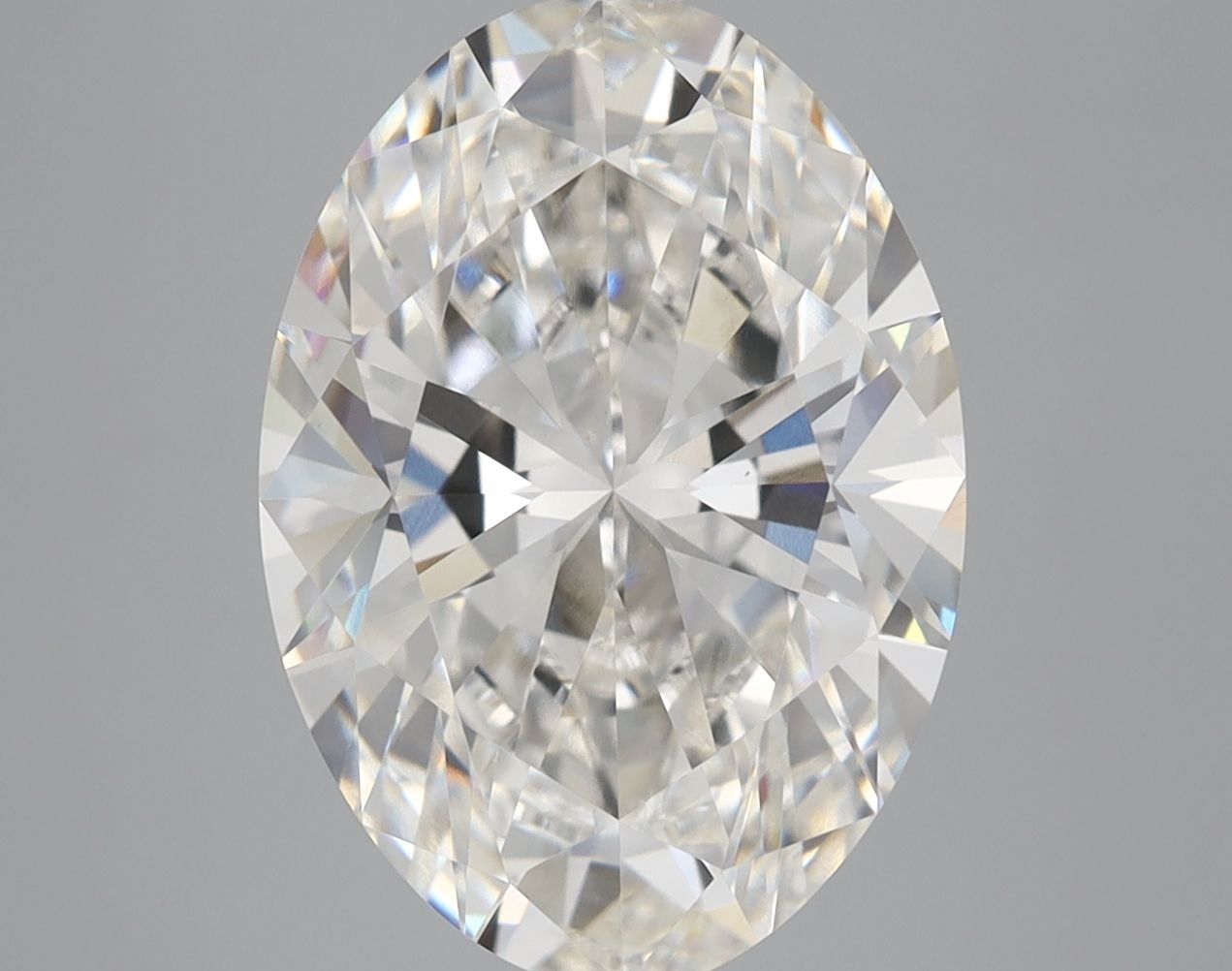 5.63 ct. oval Lab Grown Diamond front image