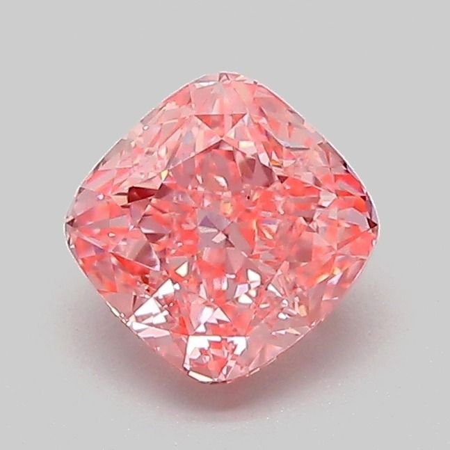 1.03 CT Fancy Vivid Pink CUSHION MODIFIED