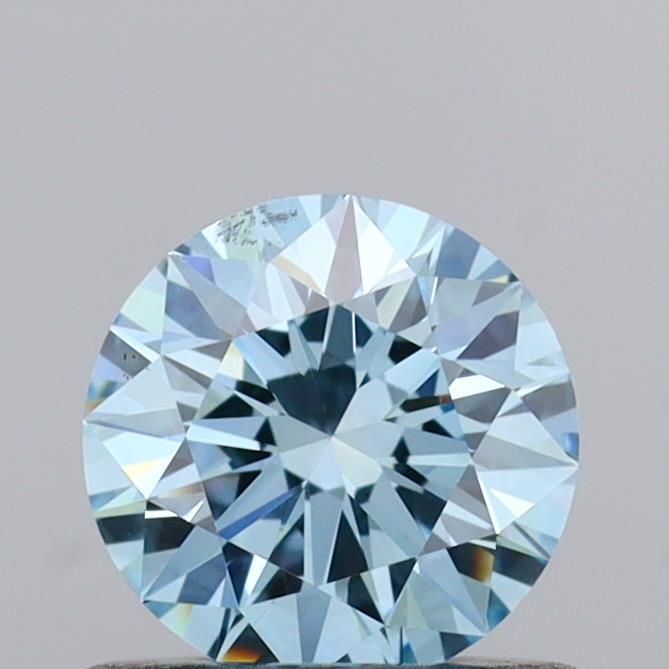 0.63 CT Fancy Vivid Blue ROUND