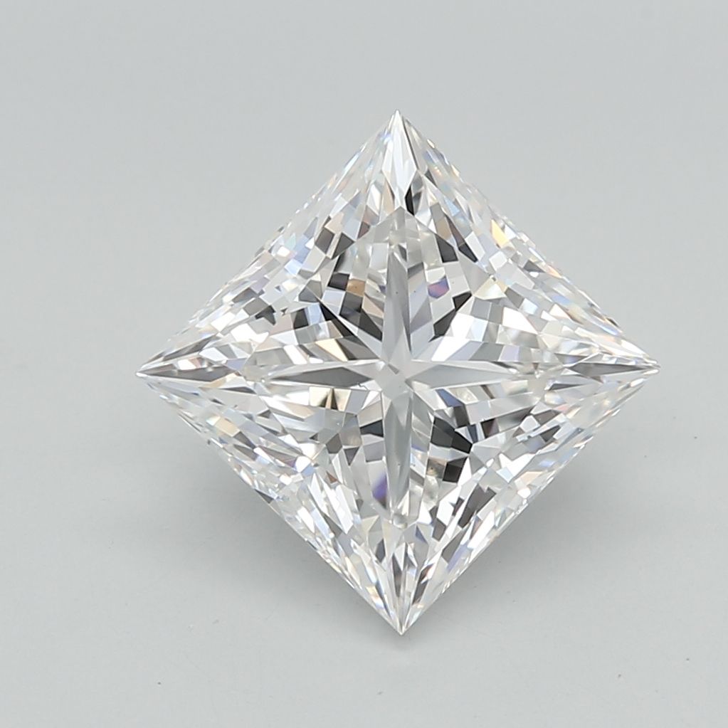 3.08 ct. princess Lab Grown Diamond front image