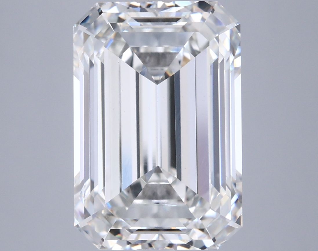 6.35 ct. emerald Lab Grown Diamond front image