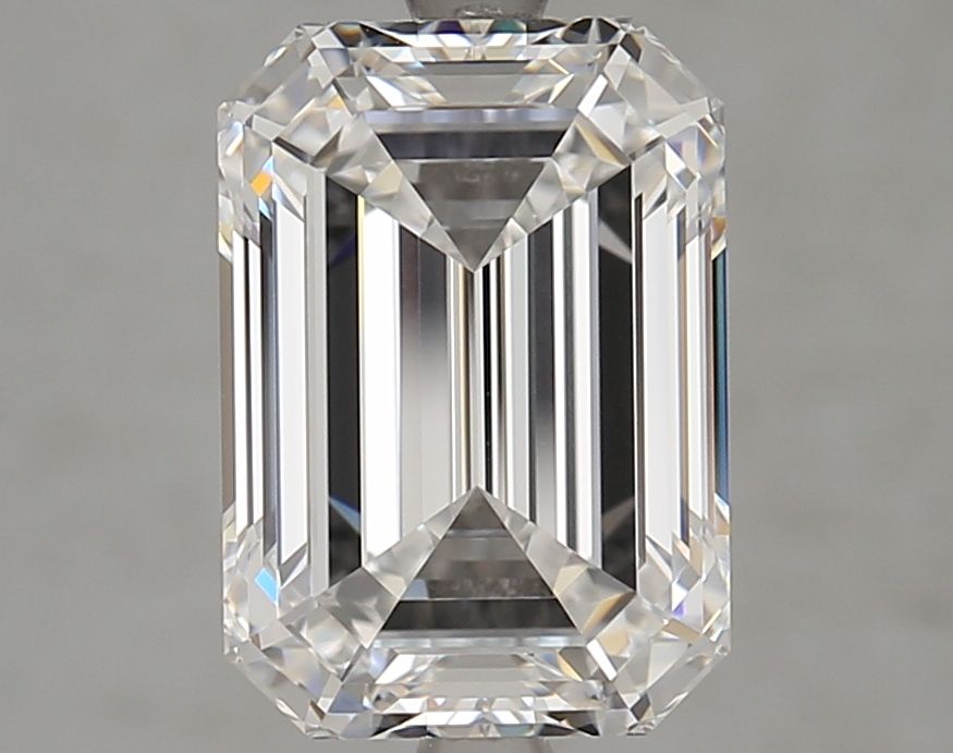 Diamant Émeraude 4.09 ct - Couleur E - Pureté VVS1