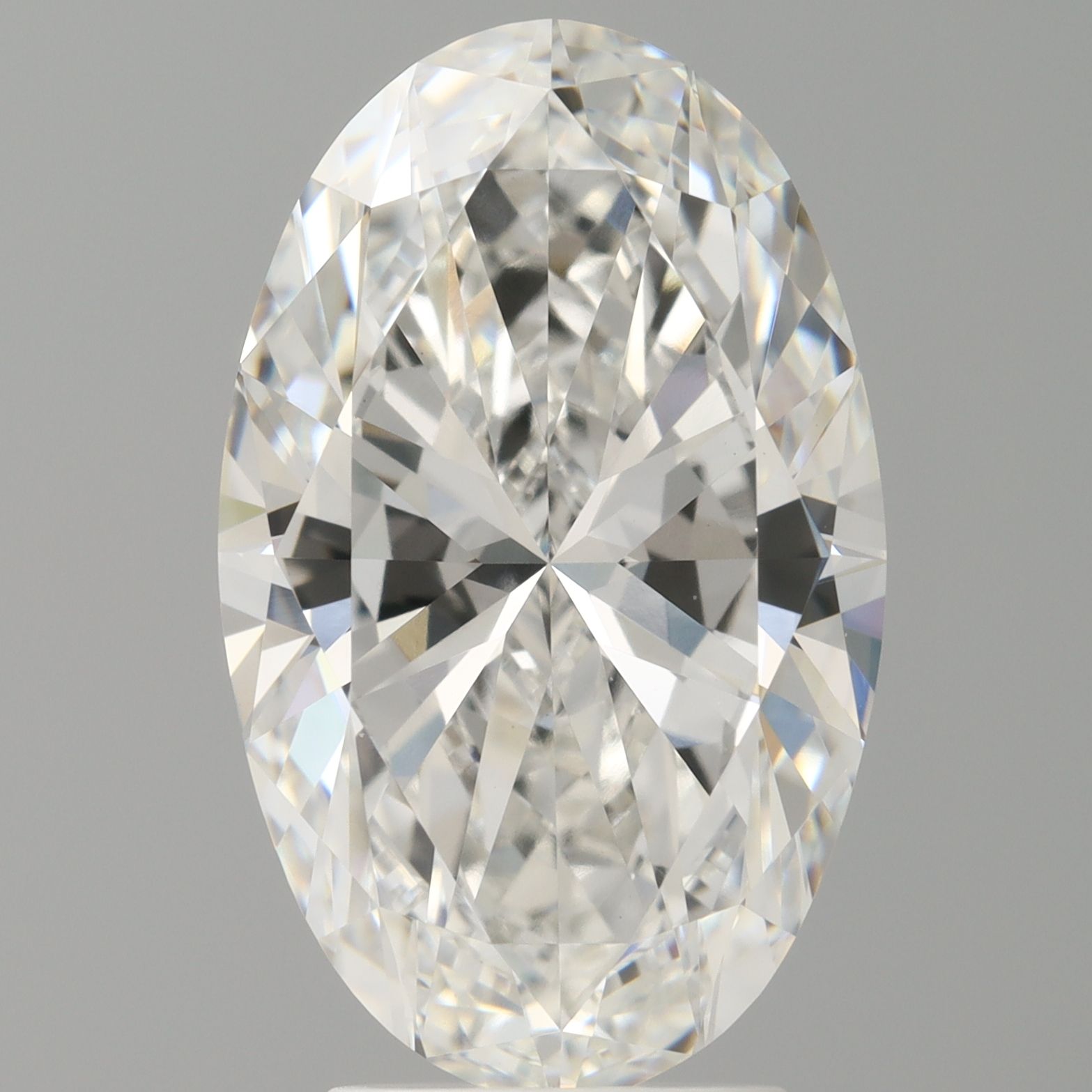 4.10 ct. oval Lab Grown Diamond front image
