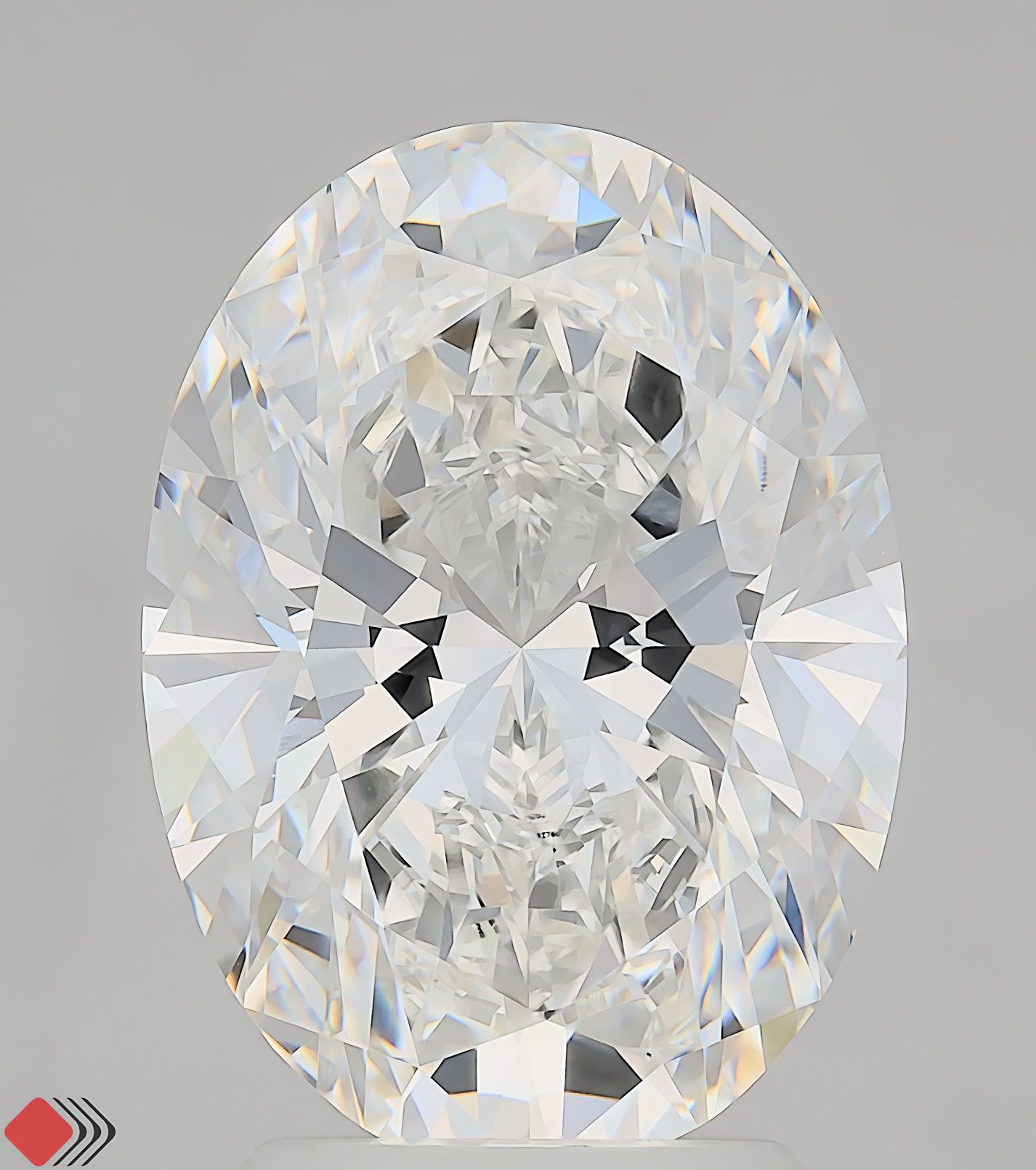 3.09 ct. oval Lab Grown Diamond front image