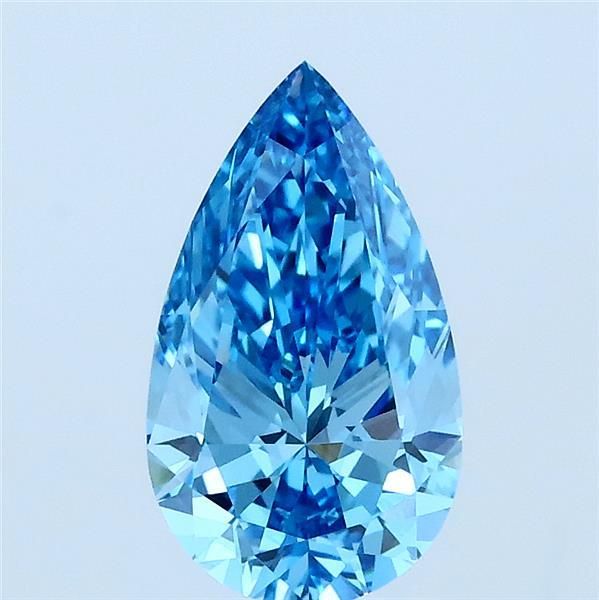 1.29 CT Fancy Vivid Blue PEAR