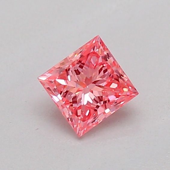 0.21 CT Fancy Vivid Pink PRINCESS