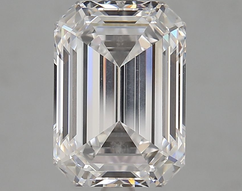 Diamant Émeraude 4.05 ct - Couleur D - Pureté VVS1