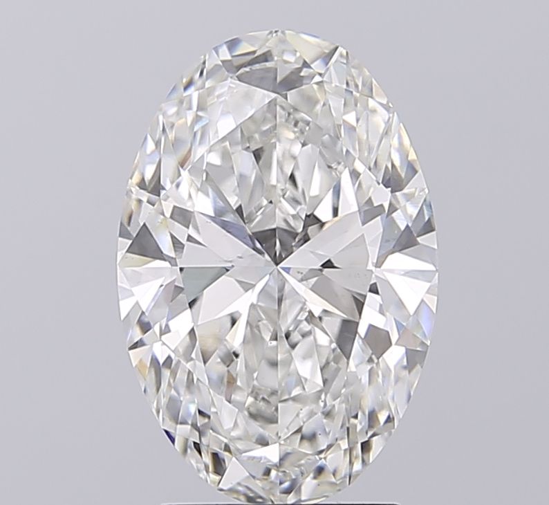 3.02 ct. oval Lab Grown Diamond front image