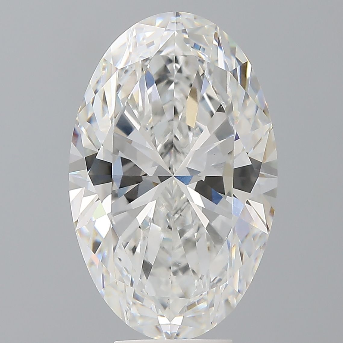 7.08 ct. oval Lab Grown Diamond front image
