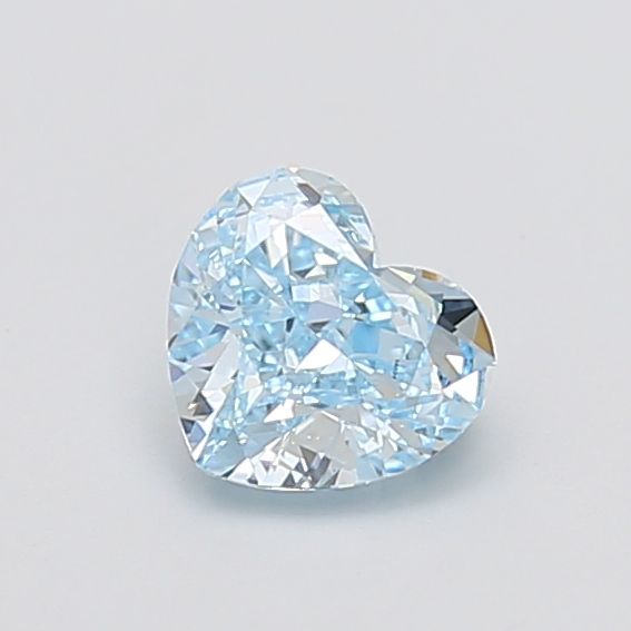 1.06 CT Fancy Vivid Blue HEART