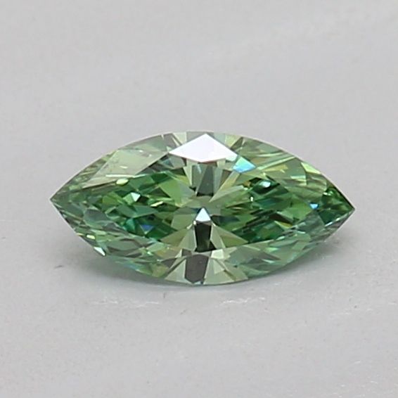 0.15 CT Fancy Vivid Green MARQUISE