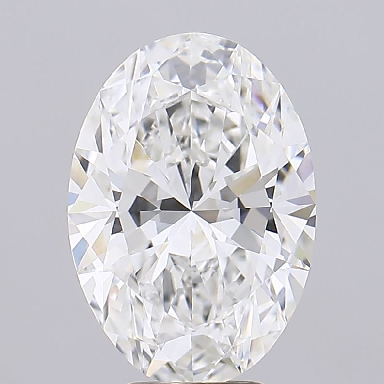 5.52 ct. oval Lab Grown Diamond front image