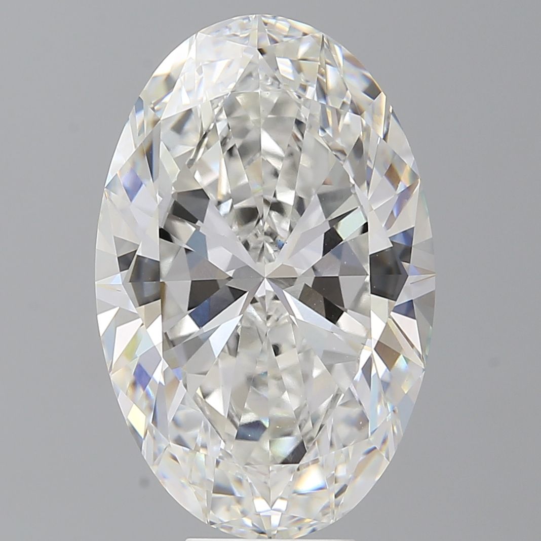 9.59 ct. oval Lab Grown Diamond front image