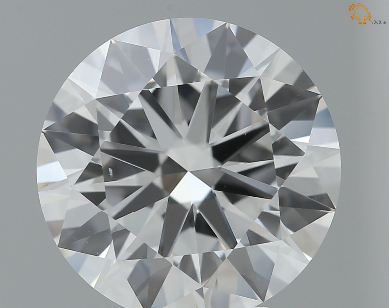 6.02 ct. round Lab Grown Diamond front image