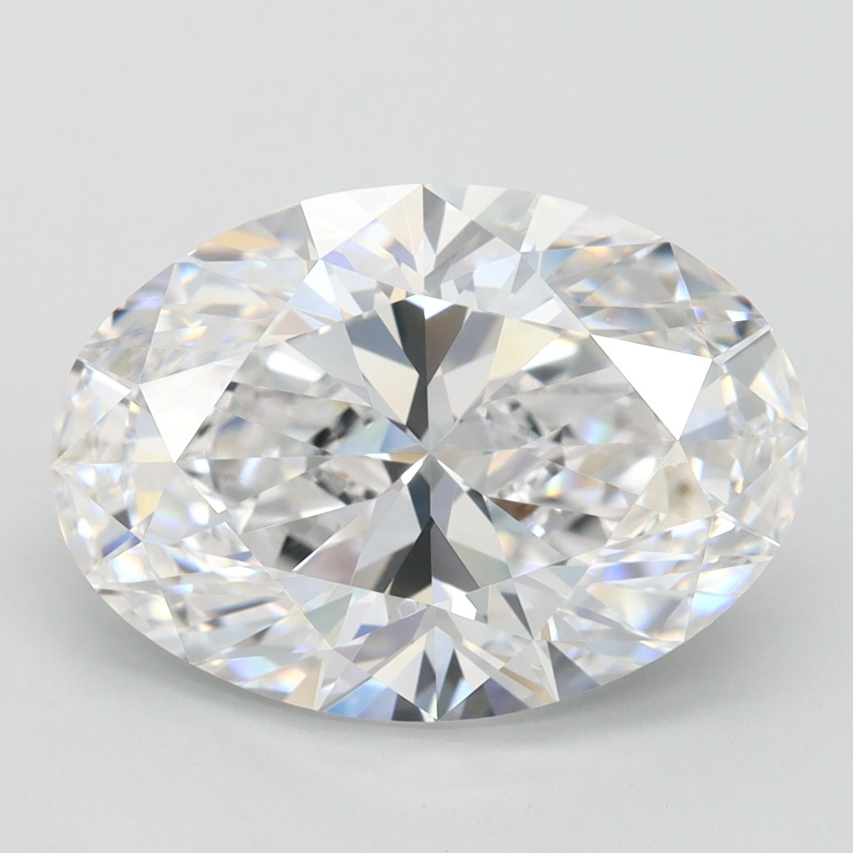 4.20 ct. oval Lab Grown Diamond front image