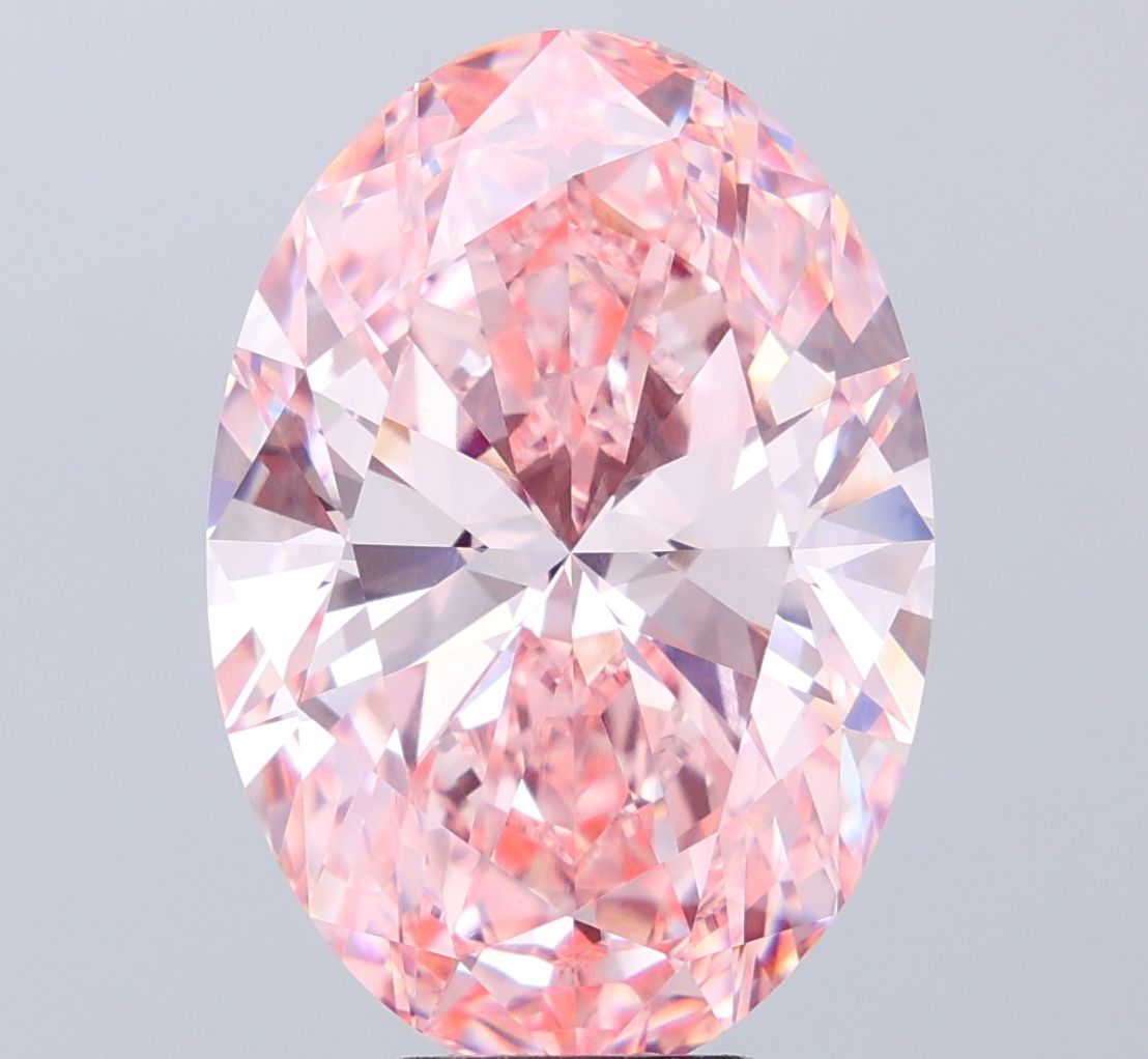 12.38 ct. oval Lab Grown Diamond front image