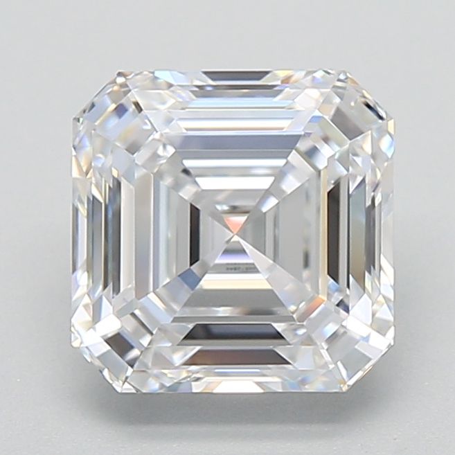 2.56 ct lab-grown Asscher Diamond
