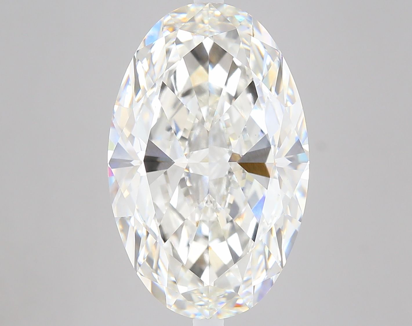 9.00 ct. oval Lab Grown Diamond front image