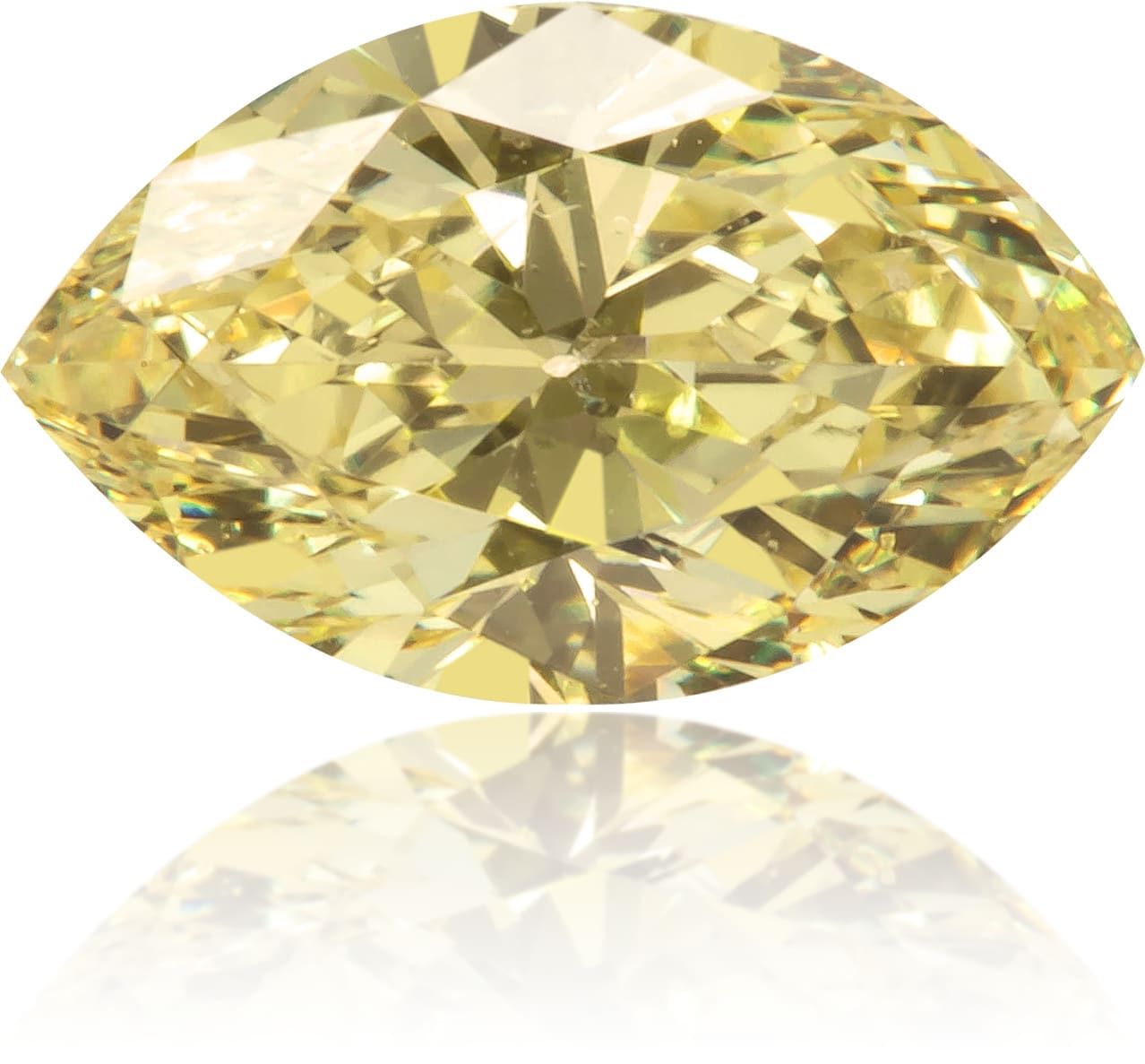 Diament 0.48 ct Yellow/VS2