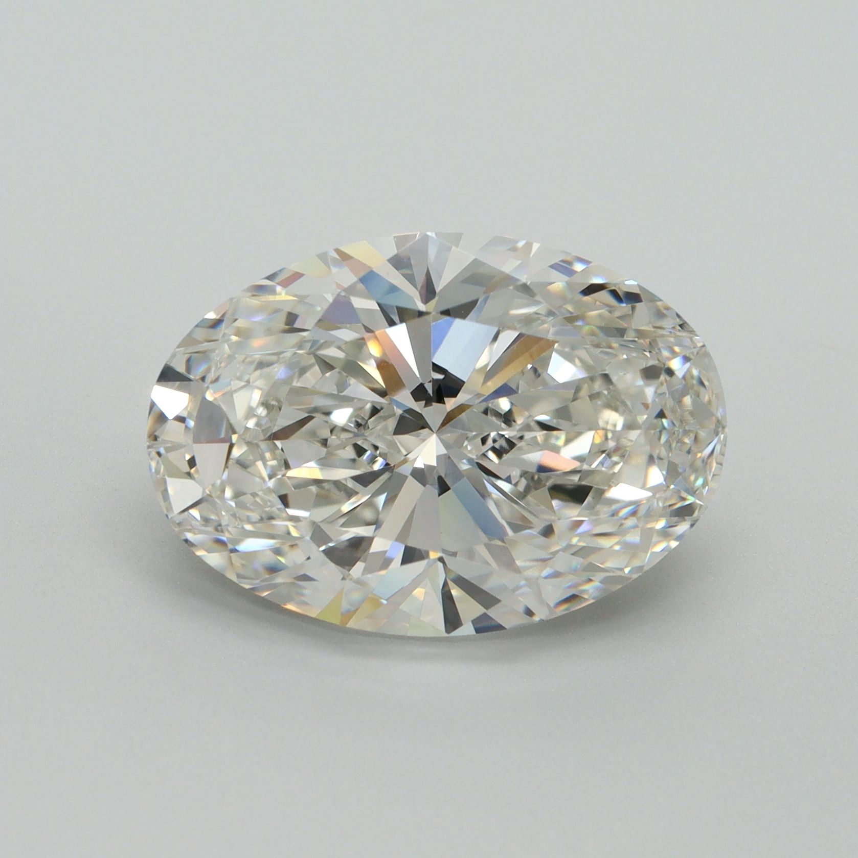 7.02 ct. oval Lab Grown Diamond front image
