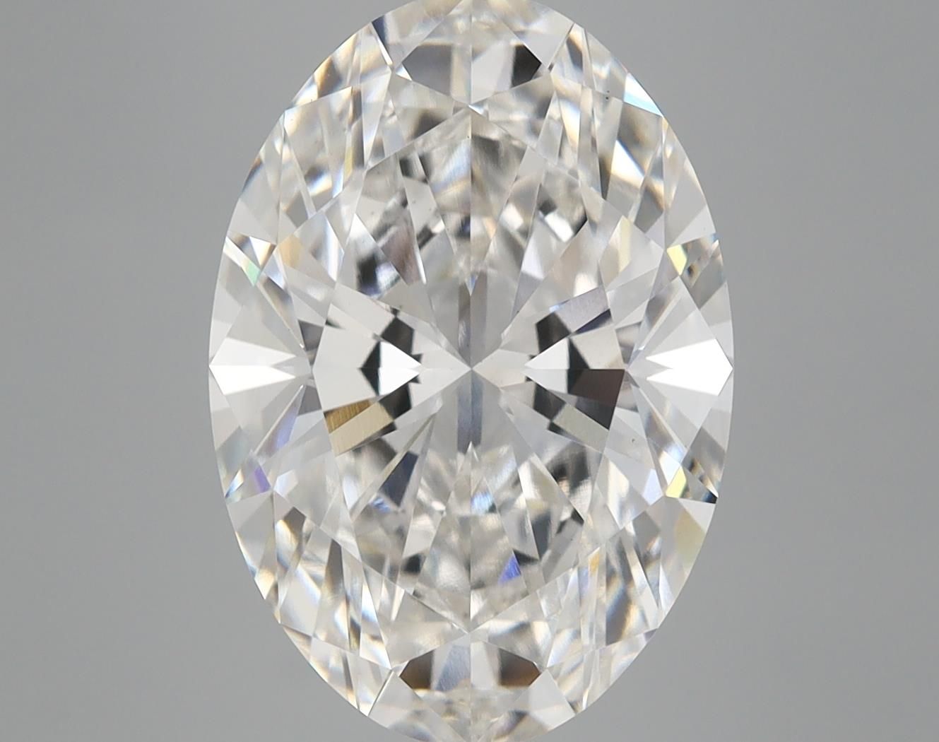6.23 ct. oval Lab Grown Diamond front image